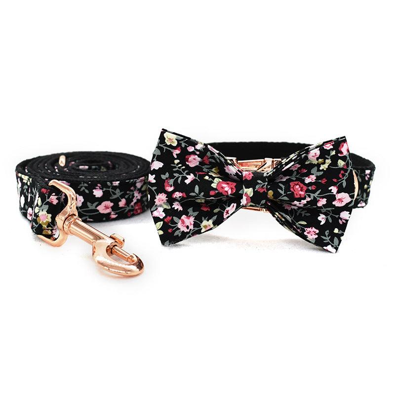 Floral Pet Leash & Collar Set – Stylish, Durable & Designed for Comfortable Walks