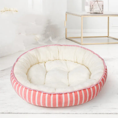 Ruby™ Dog Bed with Soft Cushion and Modern Dots Design