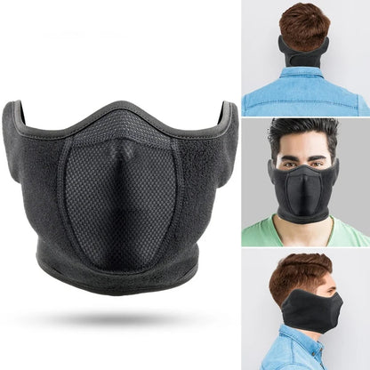 Neck Warm Scarf & Windproof Ear Mask – Winter Outdoor Sports Protection