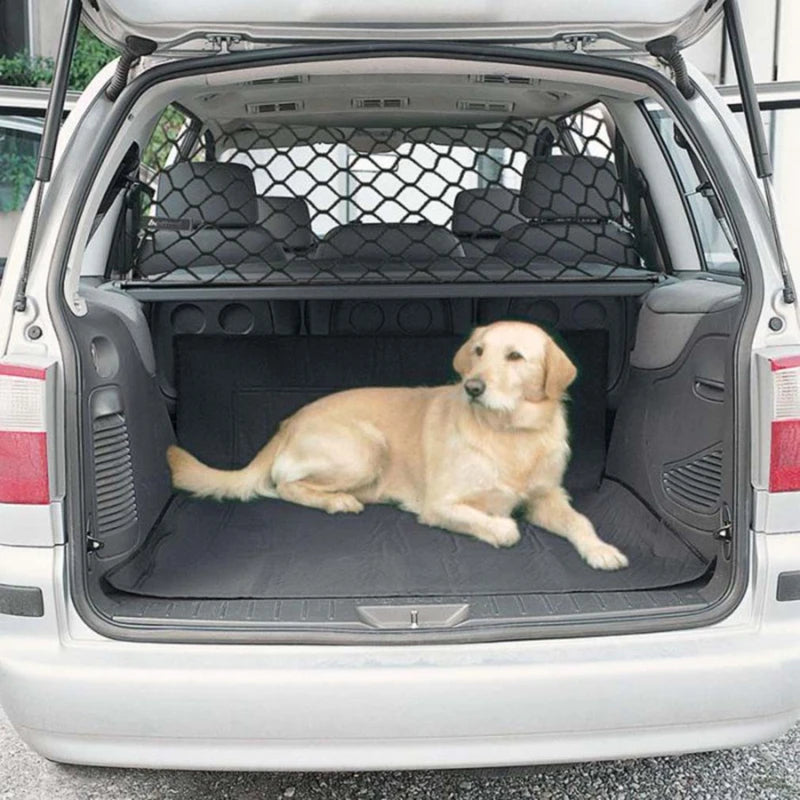 Car Safety Pet Barrier Mesh for Dogs and Cats – Elastic Vehicle Net Fence