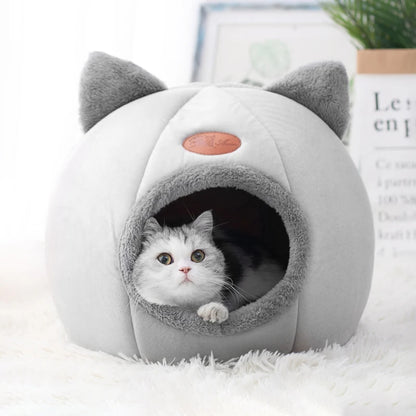Luna™ Cozy Cave Bed - Enclosed Plush Hideaway For Warm And Secure Rest