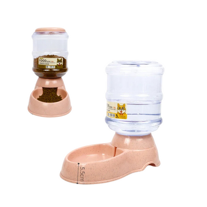 Automatic Pet Feeder & Water Dispenser – 2-in-1 Feeding Station for Cats & Dogs