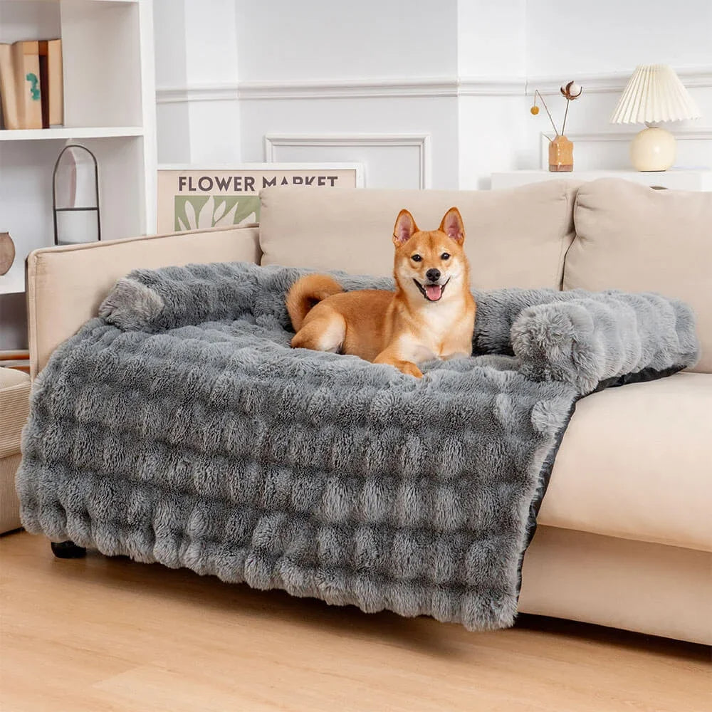 Milo™ Plush Pet Bed with Orthopedic Support and Ultra-Soft Fabric