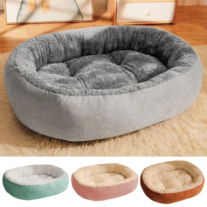 Oscar™ Plush Pet Bed – Cozy Comfort for Cats & Small Dogs