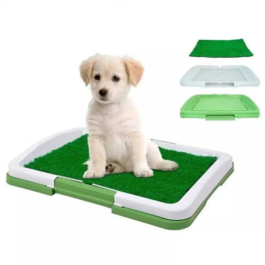 Dog Grass Potty System – Reusable Indoor & Outdoor Training Mat