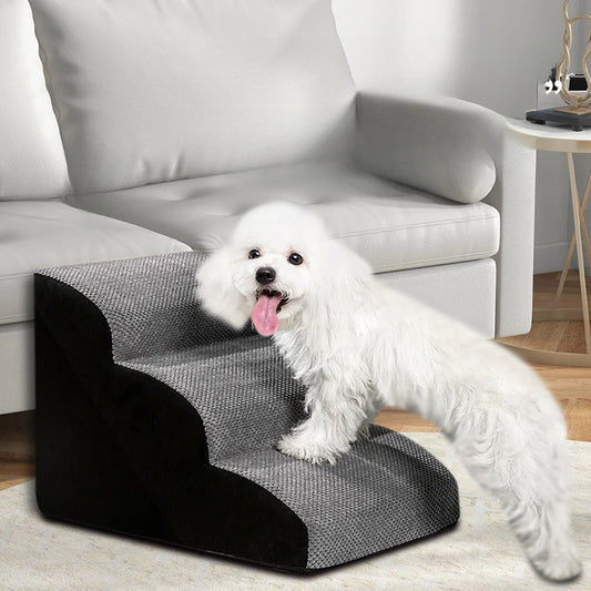 Elevate™ Foam Pet Stairs Non-Slip Dog Ramp for Small Pets