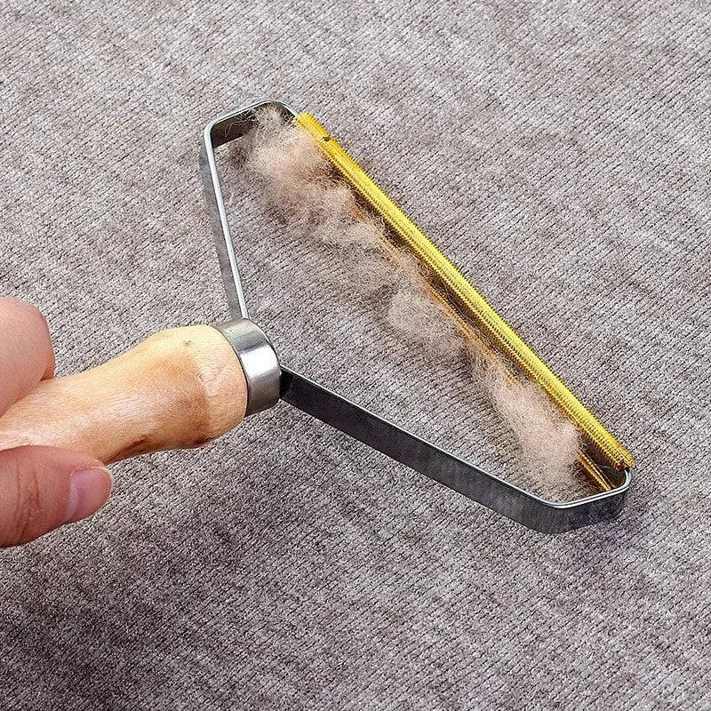 Pet Hair & Lint Remover Scraper – Reusable Anti-Fuzz Tool for Clothes & Carpets