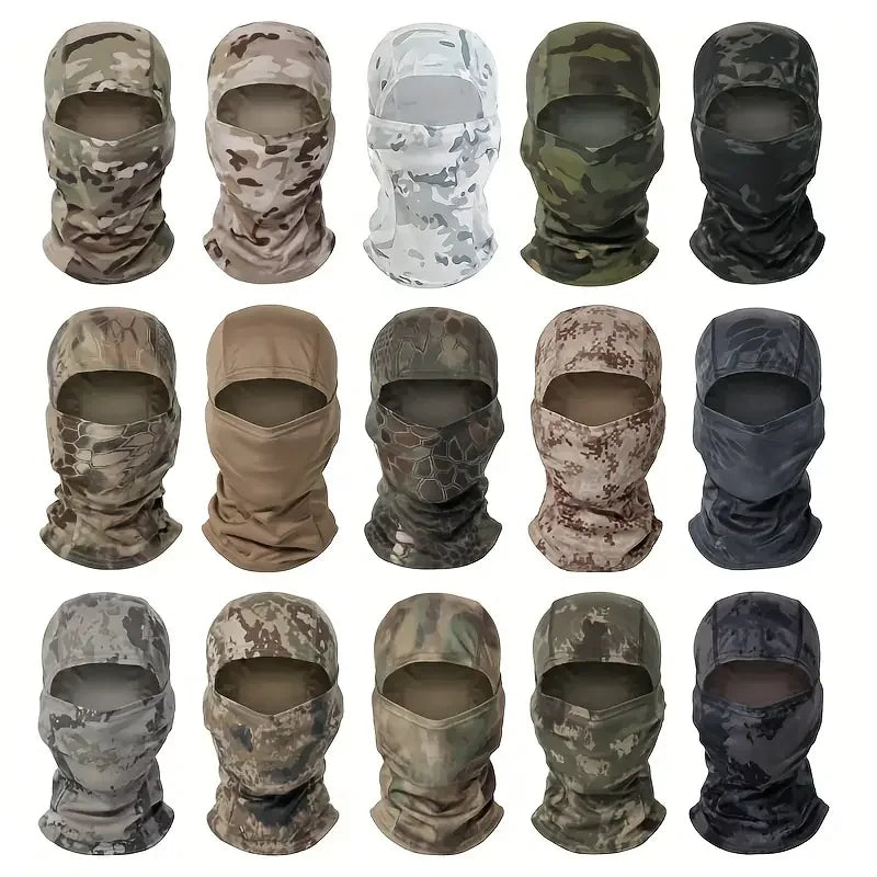 Camouflage Full Face Balaclava Mask for Cycling, Skiing and Outdoor Sports