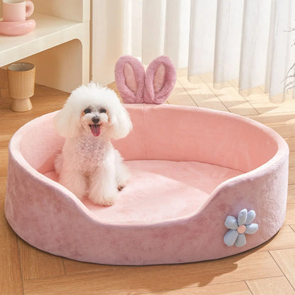 Lily™ Cute Cat & Small Dog Bed – Adorable Design With Cozy Comfort