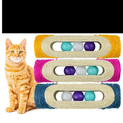 Sisal Drum Cat Toy – Durable Scratch & Chew Play for Healthy, Happy Cats