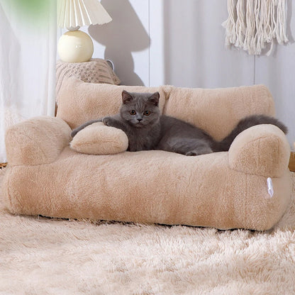Nala™ Luxury Pet Sofa – Super Soft & Washable Cat and Dog Bed