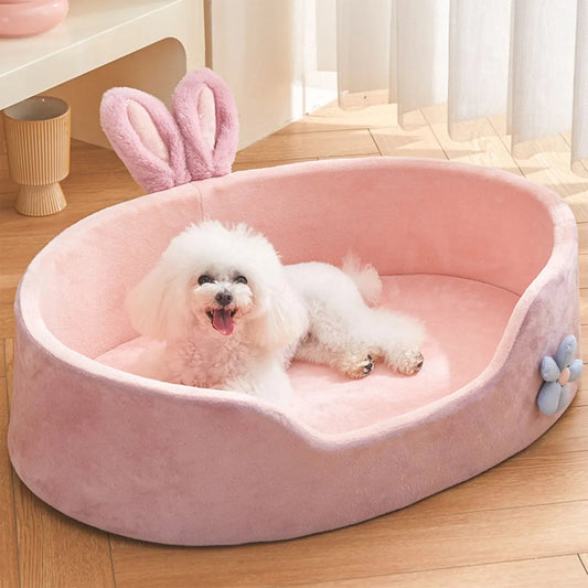 Lily™ Cute Cat & Small Dog Bed – Adorable Design With Cozy Comfort