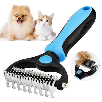 Max™ Dual-Sided Dog Grooming Brush Deshedding Tool For Tangles & Loose Fur
