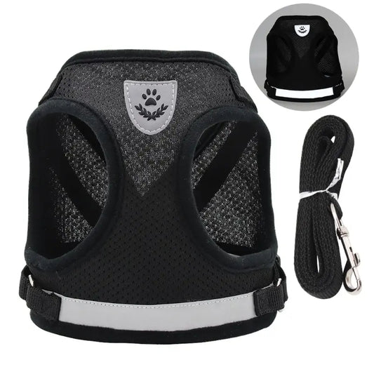 Zoe Reflective Mesh Dog Harness Breathable adjustable