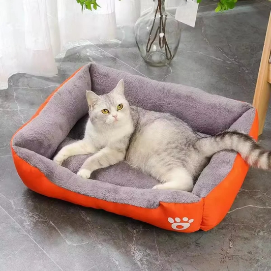 Rocky™ Square Pet Bed – Waterproof, Cozy & Supportive