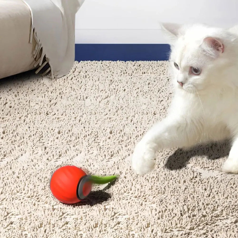Automatic Moving Interactive Cat Toy Ball USB Rechargeable