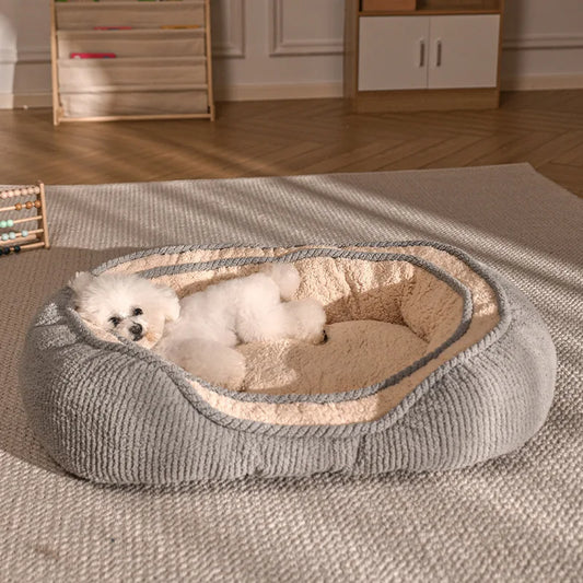 Daisy™ Deep Sleep Dog Bed – Plush Comfort for Dogs & Cats