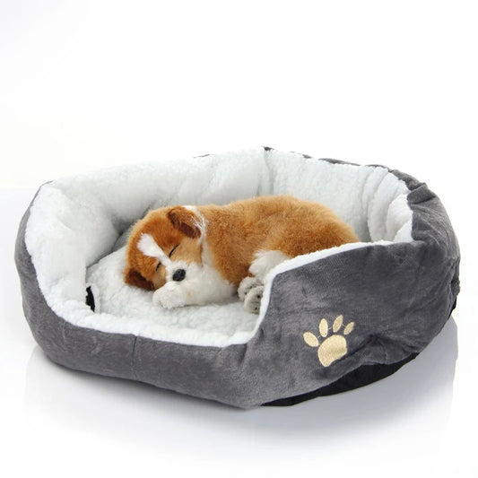 Milo™ Cozy Cave Bed – Soft Security for Small Dogs & Cats