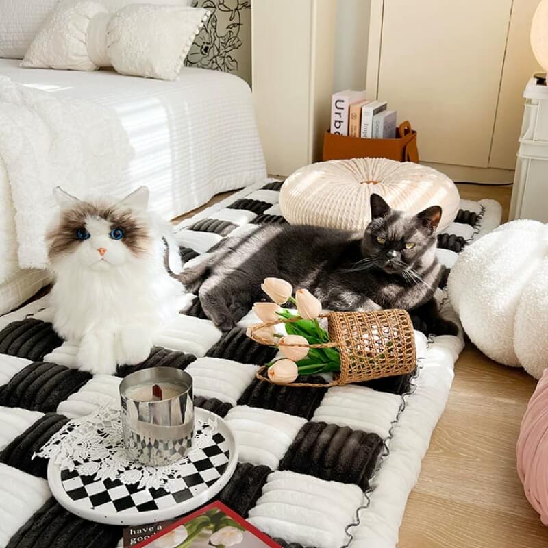 Pet-Friendly Couch Cover with Non-Slip Base and Soft Chenille Fabric