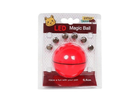 360° LED Interactive Cat Toy Ball – Smart Motion, Catnip Core & Rechargeable Design