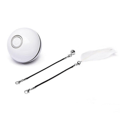 360° LED Interactive Cat Toy Ball – Smart Motion, Catnip Core & Rechargeable Design