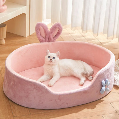 Lily™ Cute Cat & Small Dog Bed – Adorable Design With Cozy Comfort