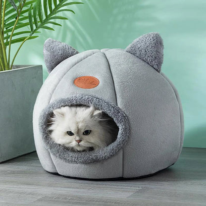 Luna™ Cozy Cave Bed - Enclosed Plush Hideaway For Warm And Secure Rest