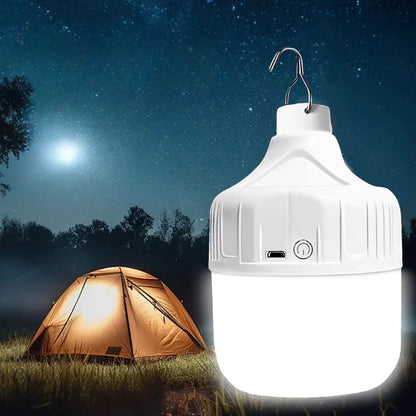 Portable USB Rechargeable LED Camping Light for Outdoor and Emergency Use
