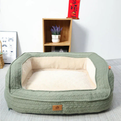 Rocky™ Ergonomic Dog Bed with Orthopedic Support and Washable Cover
