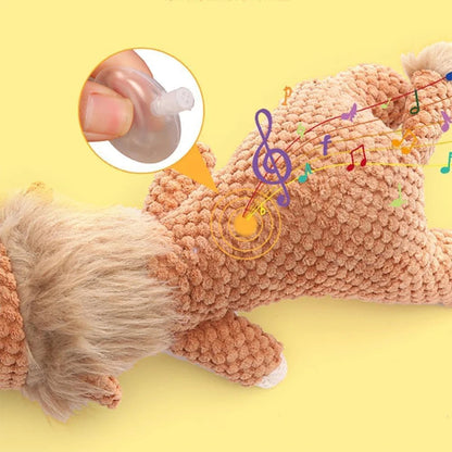 Max™ Plush Animal Dog Toy - Bite-resistant squeaky fun for endless play