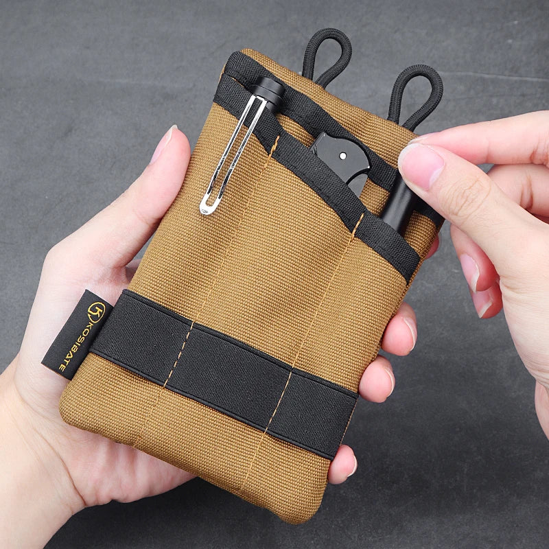 Tactical Mini Molle Pouch EDC Wallet for Hiking, Camping and Outdoor Adventures