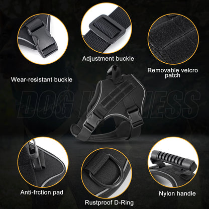 Rex™ Heavy-Duty Tactical Dog Harness
