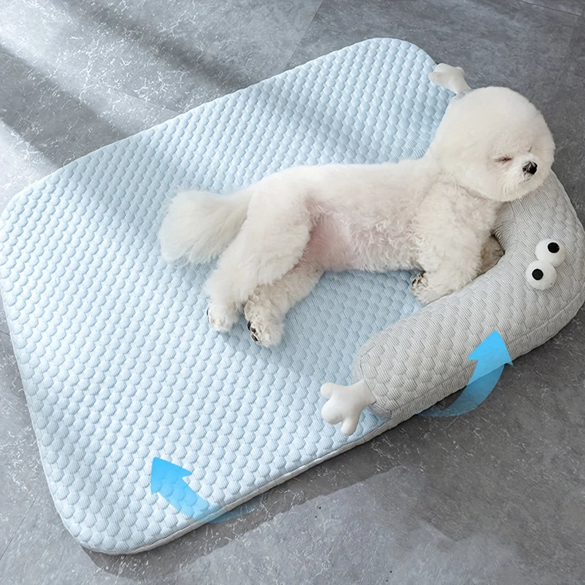 Sunny™ Cooling Pet Mat with Silk Surface and Soft Padding