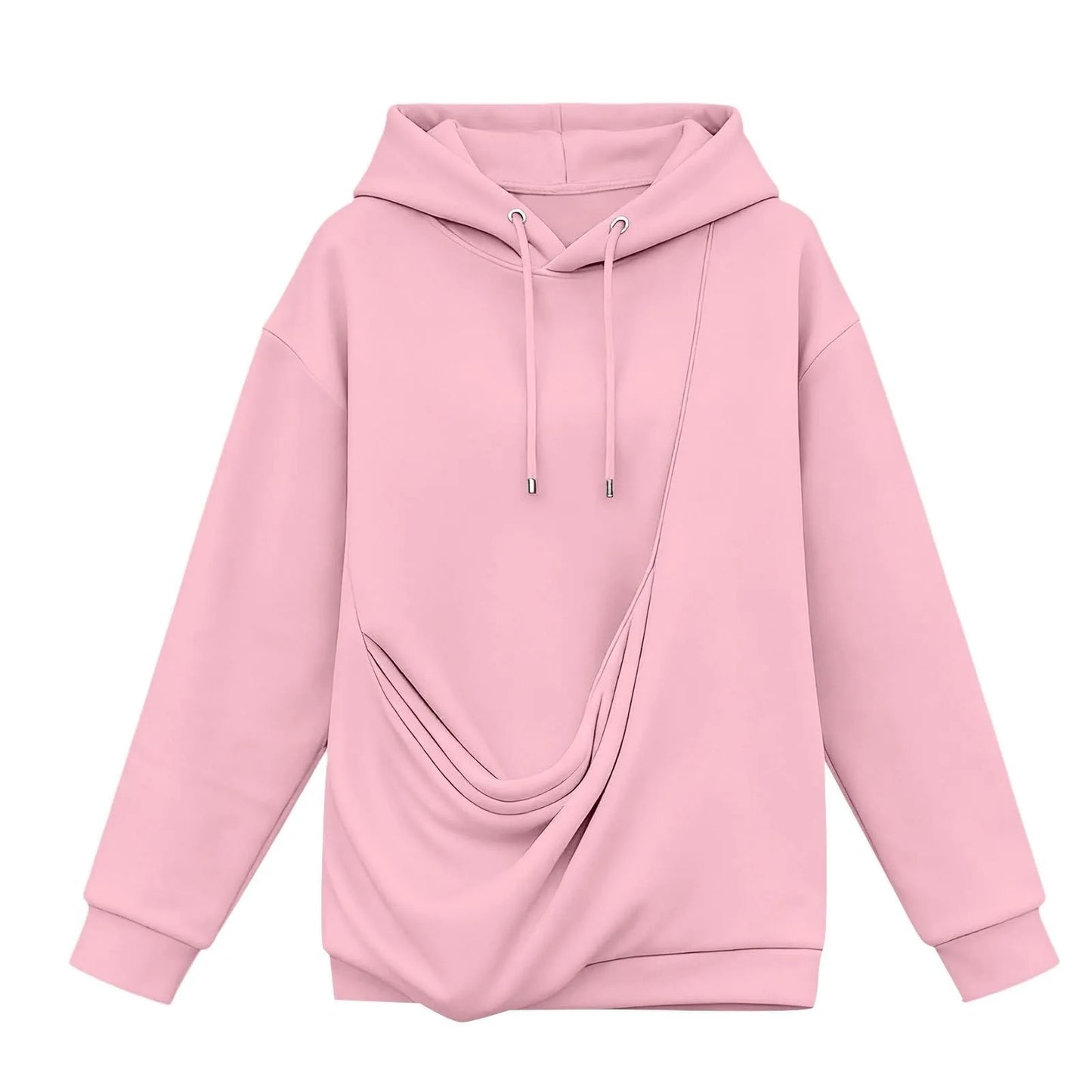 Women’s Casual Hoodie with Pet Carrier Pocket – Cozy Hooded Sweatshirt for Cats & Dogs