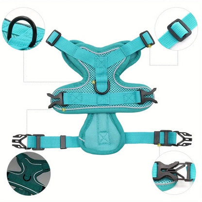 Toby No-Pull Dog Harness Set Reflective adjustable