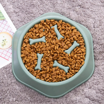 Pet Slow Feeder Bowl for Dogs to Prevent Choking and Support Healthy Eating