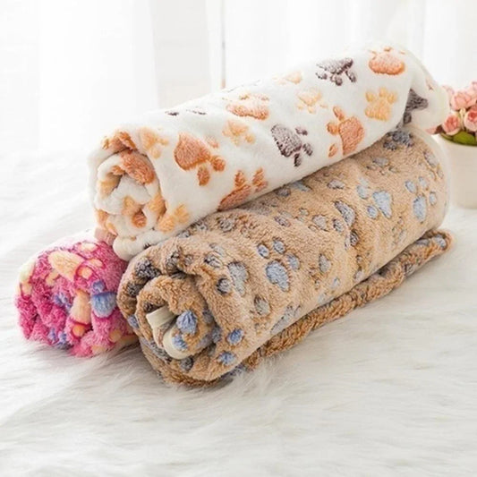 Teddy™ Thick Coral Fleece Dog Blanket Super Soft Warm Mat