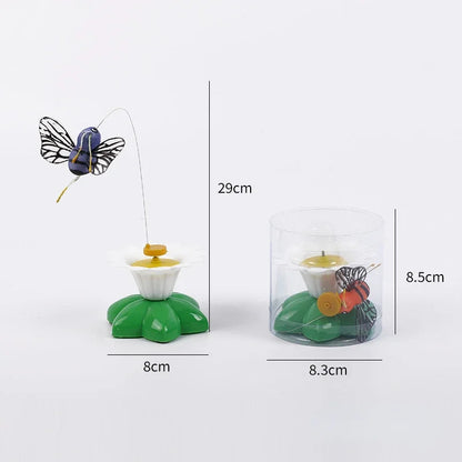 Automatic Rotating Electric Butterfly Cat Toy – Interactive Motion Teaser for Cats