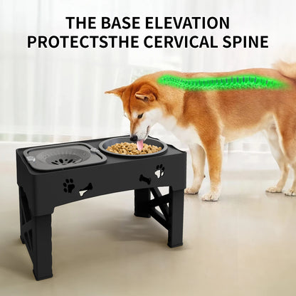 Nova™ Adjustable Pet Feeder 3-in-1 Feeder Bowl With Water Station