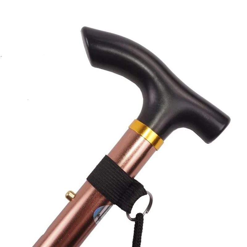 Folding Aluminum Walking Cane – Lightweight Telescopic Hiking & Trekking Stick
