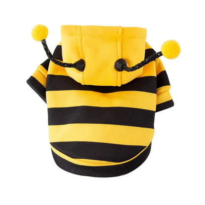Bee Pet Hoodie – Adorable Warm Costume for Small and Medium Dogs & Cats