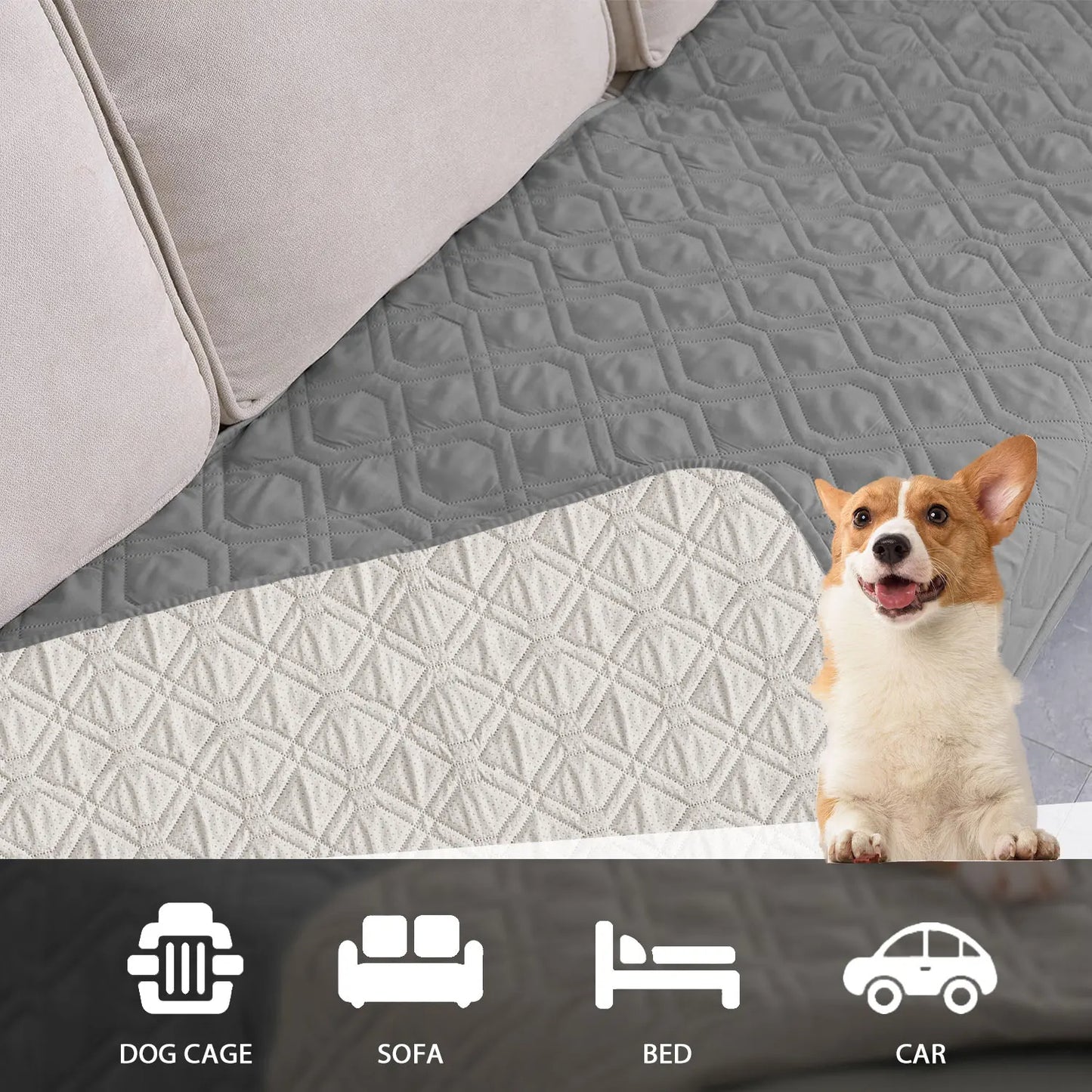 Ranger™ Waterproof Dog Couch Cover Non-slip, Washable Sofa Protector