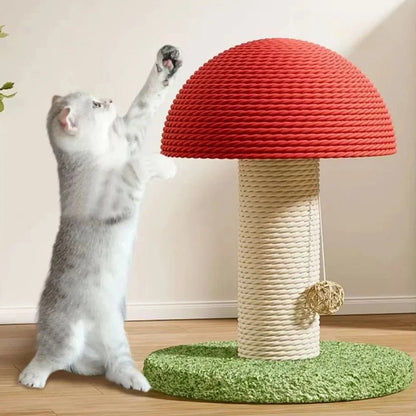 Daisy™ Mushroom Cat Scratching Tree – Play, Scratch & Explore
