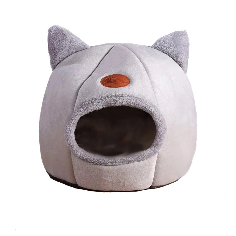Luna™ Cozy Cave Bed - Enclosed Plush Hideaway For Warm And Secure Rest