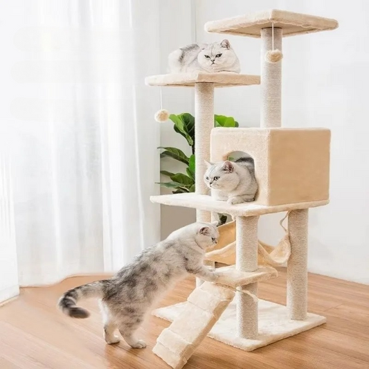 Milo™ Multi-Layer Cat Tree & Tower – Play, Rest & Scratch in One