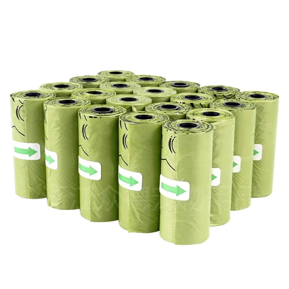 Biodegradable Dog Poop Bags – Eco-Friendly Scented Waste Bags with Dispenser (20 Rolls / 300 Bags)