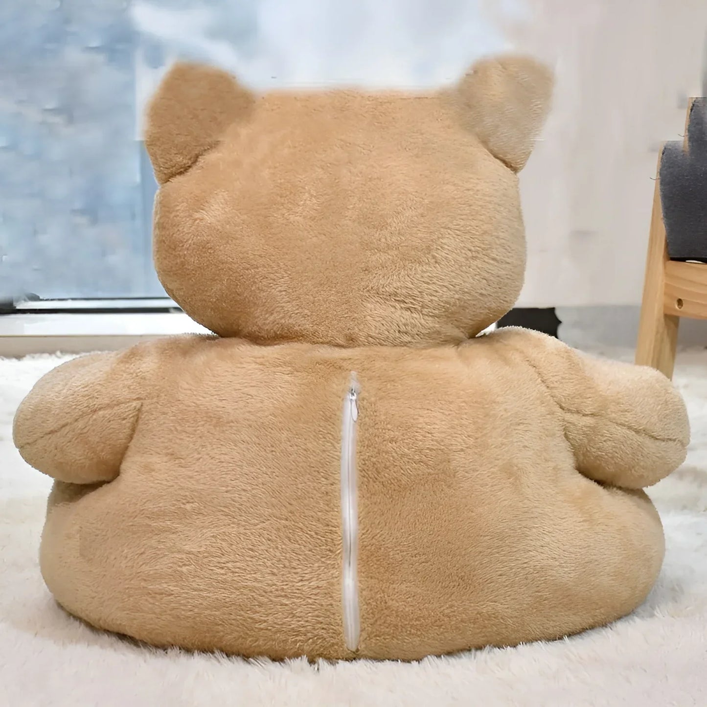 Teddy™ Cozy Pet Pillow with Cute Bear Design and Removable Cover
