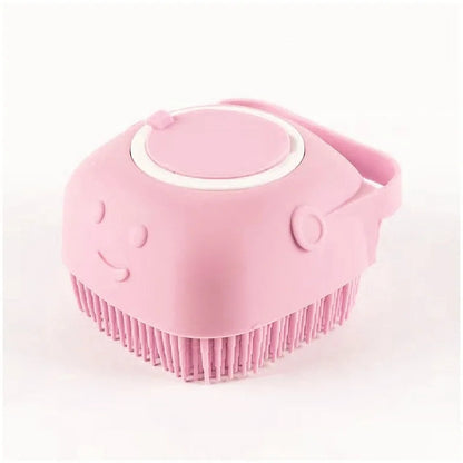 Silicone Pet Bath Brush Massage Grooming Tool for Dogs and Cats