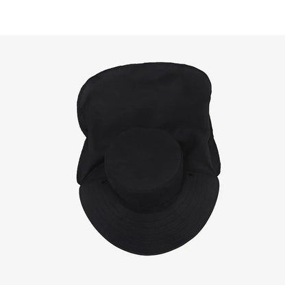Outdoor Wide Brim Sun Hat with Neck Flap UV Protection