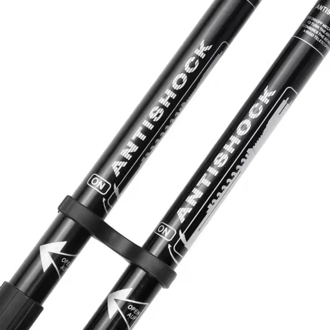 Premium Adjustable Shock-Absorbing Aluminum Trekking Poles for Hiking & Outdoor Adventures
